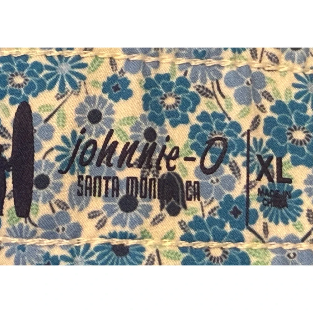 NWT JOHNNIE-O MALIBLU HUMMELL FLORAL SURF SHORTS BOARDSHORTS SWIM TRUNKS SZ XL